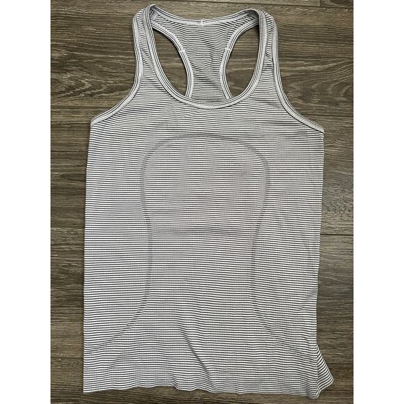 Lululemon Striped Swift tank Top size 6 - Picture 1 of 6